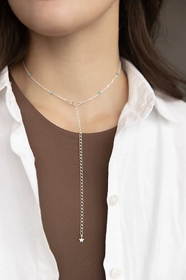 Чокер с бирюзой