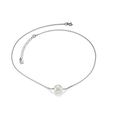 Колье с белой жемчужиной