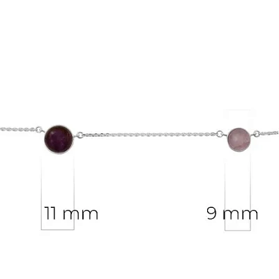 Колье с аметистом