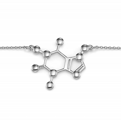 Колье Молекула Кофеина