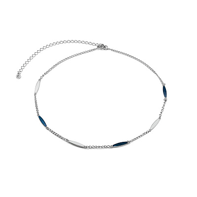 Колье с горячей эмалью