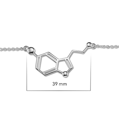 Колье Молекула Серотонина